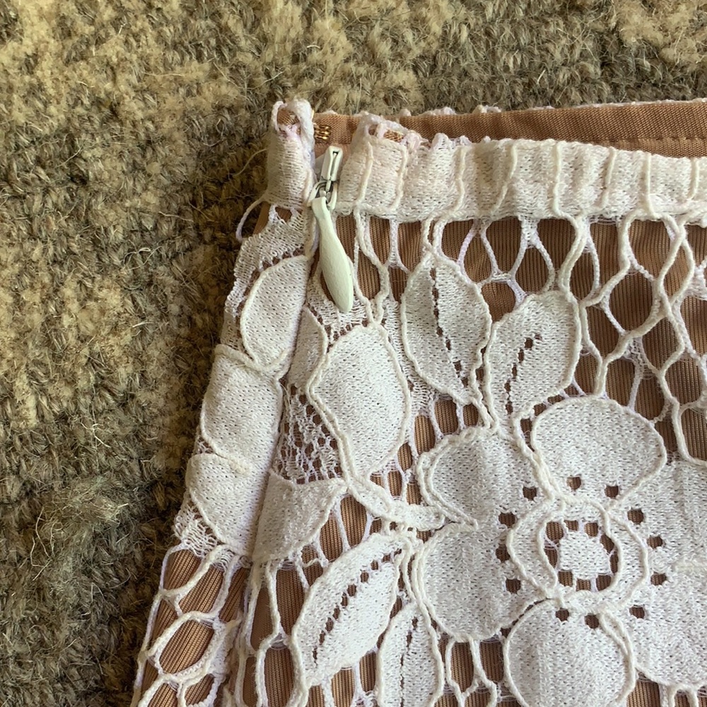 For Love & Lemons Gianna Miniskirt in White - Picture 5 of 8